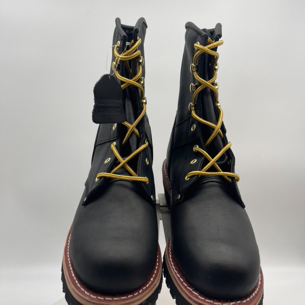 Logger/ Riding Leather Upper Men's Boots NWT Sizes Available - Picture 3 of 11